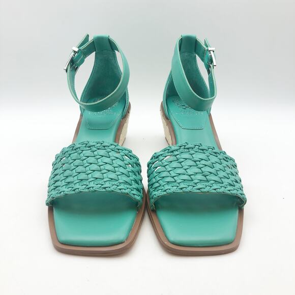Vince Camuto Womens Bretandi Espadrille Wedge Heel Sandals Size 7.5 Ocean NIB - Picture 4 of 11